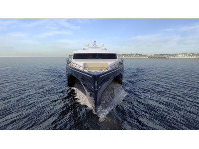 Скоростная Круизная Яхта-Тримаран 40 м Скоростная Круизная Яхта-Тримаран 40 м