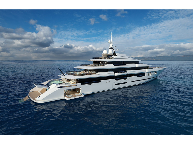 Новая Мега Яхта 80 м Steel Yacht New 